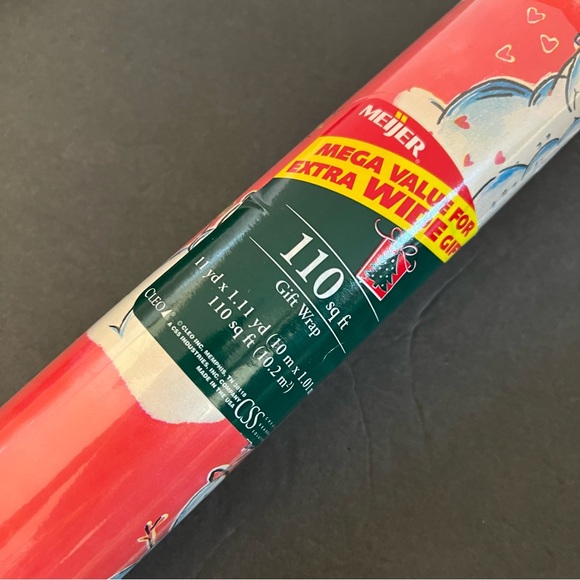 Vintage Christmas Wrapping Paper 460 Square Feet Extra Wade - Picture 12 of 16